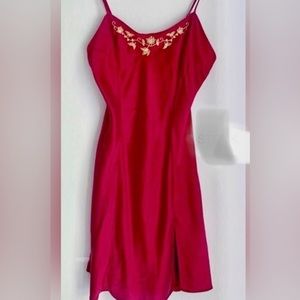 🎉SALE Victoria’s Secret Red Silk‎ Chemise | Vintage SZ S